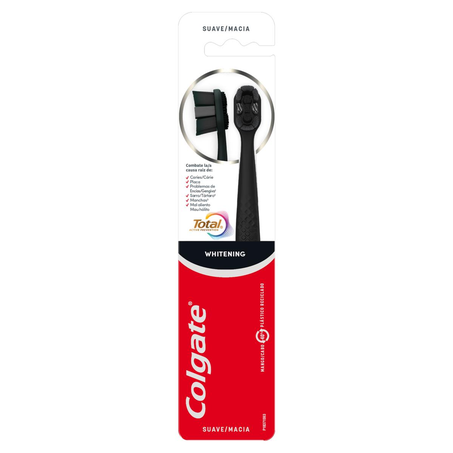 Escova Dental Colgate Com 2 Escovas - Total - Whitening