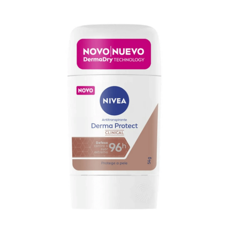 DESOD.NIVEA BARRA 54G CLINICAL DERMA PROTECT FEM.