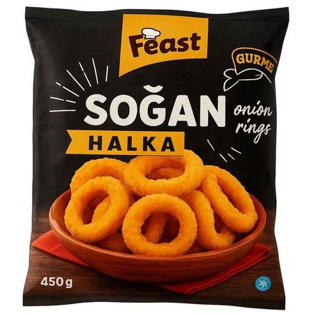 ANÉIS DE CEBOLA FEAST ONION RING CONG 450G
