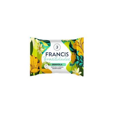 Sabonete Francis Em Barra Brasilidades Graviola 80g 
 