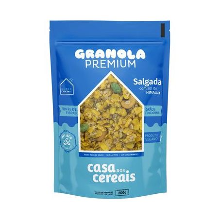 GRANOLA CASA CEREAIS PREMIUM SALGADA 200G