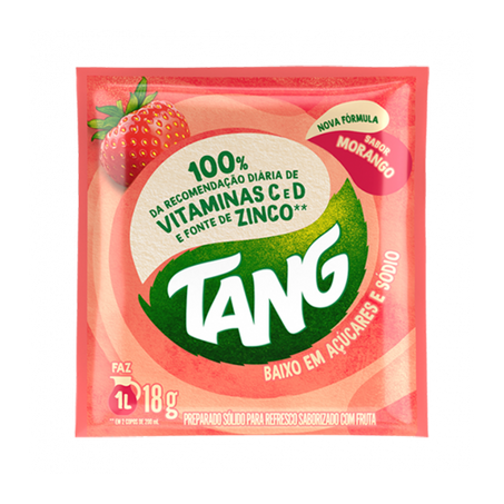 Refresco pó tang morango 18g