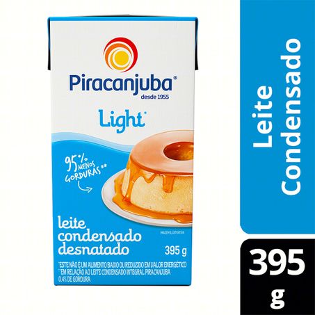 Leite condensado desnatado light piracanjuba