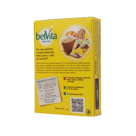 Biscoito Integral Belvita Mel/Cacau 75g 360-35