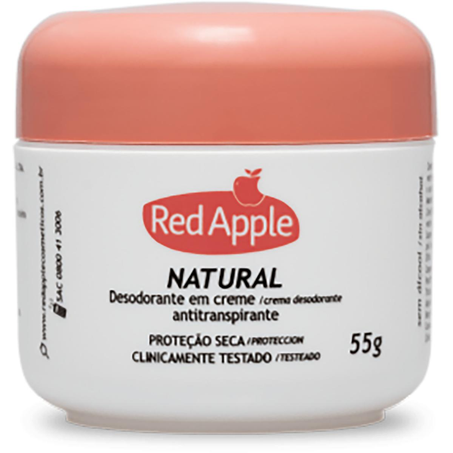 Desodorante Creme Red Apple 55g - Feminino - Natural