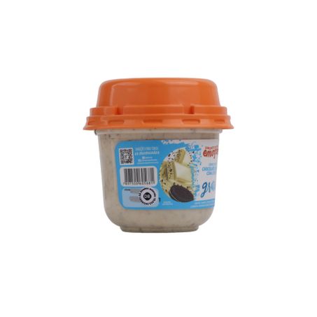Creme Bom Princípio Sabor Chocolate Branco com Cookies  Pote 160gr 360-49