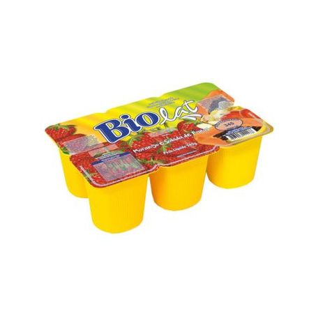 BEBIDA LACTEA BIOLAT BJ C/6 540G MORANGO