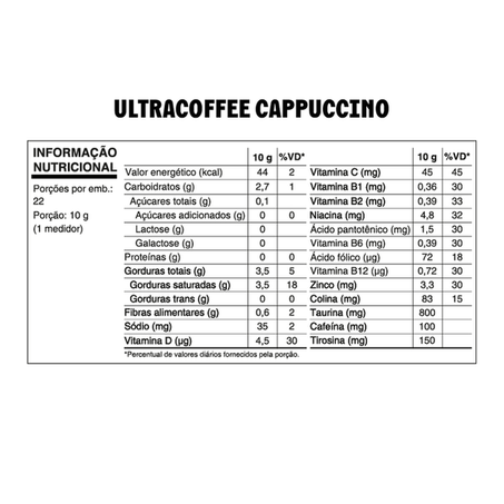 ULTRACOFFE CAPPUCCINO 200G - PLANT POWER 360-1