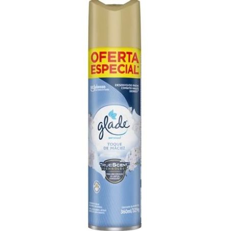 Odorizante de ambiente glade toque de maciez promo 360ml