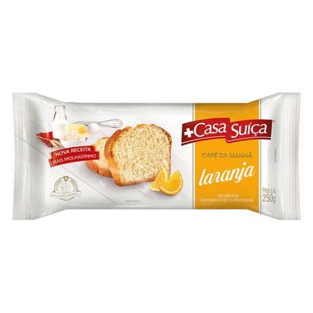 Bolo laranja casa suíça café da manhã