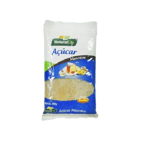 Açúcar Demerara Natural Life Orgânico Embalagem 500G