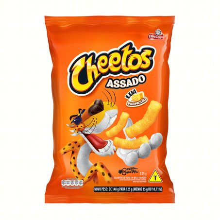 SALGADINHO DE MILHO LUA PARMESÃO ELMA CHIPS CHEETOS 125G