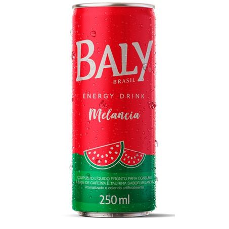 Energético baly melancia lata 250ml