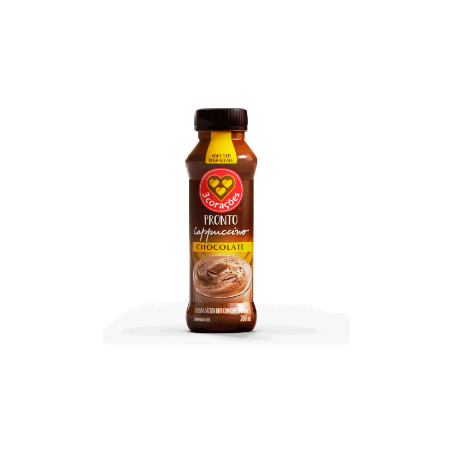 BEBIDA LACTEA 3 CORACOES CAPPUCCINO CHOCOLATE 260ML