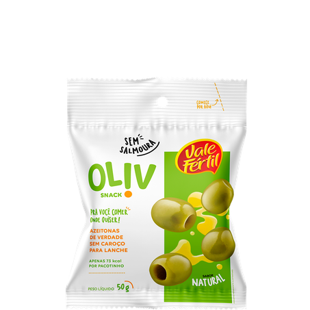 Snacks Azeitona Vale Fertil 50g Natural