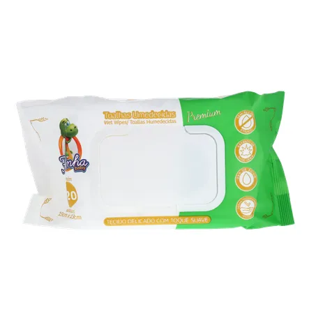 TOALHAS UMEDECIDAS FERINHA BABY PREMIUM TOQUE SUAVA PACOTE C/120UNID 360-0