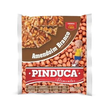 Amendoim Pinduca Branco 400g 
 