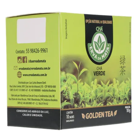 Chá erva da mata verde caixa c/10 sachês 360-31