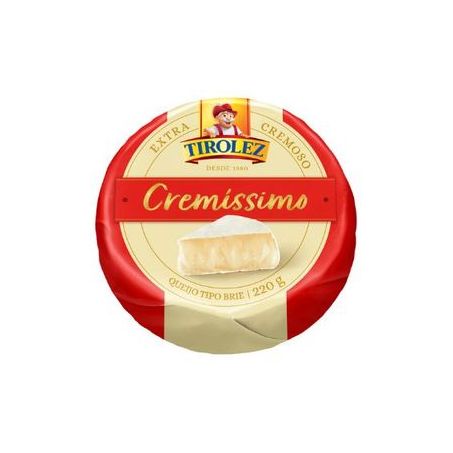 QUEIJO BRIE TIROLEZ EXTRA CREMOSO 220g