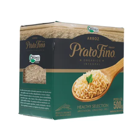 ARROZ PRATO FINO 500G ORGANICO 360-32