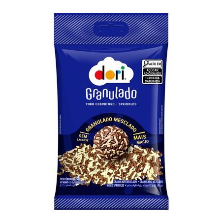 CHOCOLATE GRANULADO DORI 120G MESCLADO 