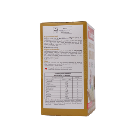 ARROZ TIO JOÃO INTEGRAL ORGÂNICO 1KG 360-47