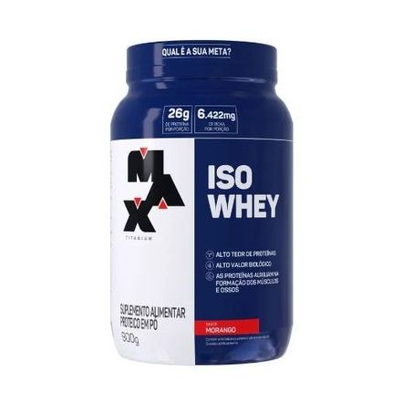 ISO WHEY POTE 900 GR MORANGO