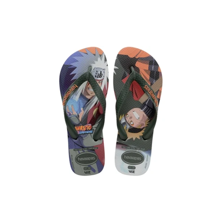 CHINELO HAVAIANAS TOP NARUTO OLIVA 33/34