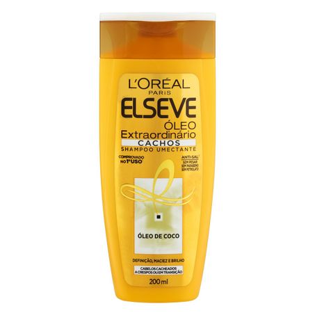 Shampoo umectante l'oréal paris elseve óleo extraordinário cachos