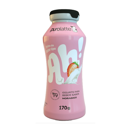 Iogurte morango purolatte 170g