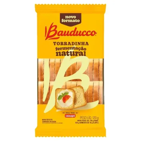 Torradinha bauducco 120g fermentação natural
