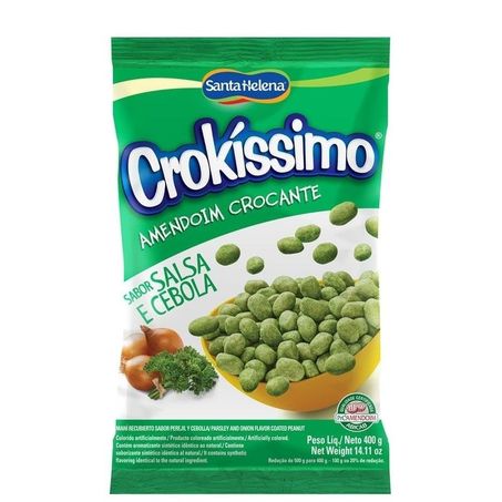 Amendoim Crokissimo 400g Salsa e Cebola