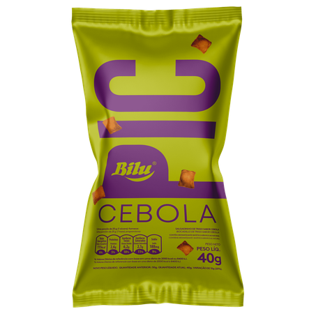 Salgadinho bilu pic premium cebola e sal