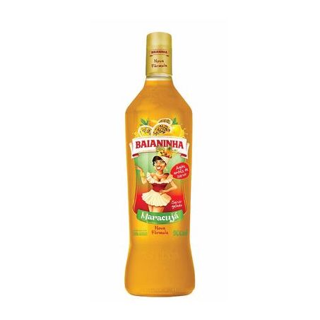 Batida Baianinha Maracujá Garrafa 900ML