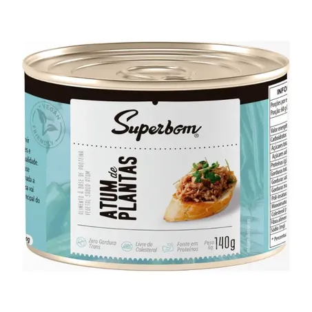 Atum de Plantas Vegetal Superbom 140g