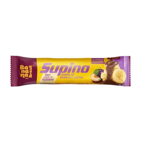 BARRA SUPINO ZERO BANANA E AMEIXA 24G  - BANANA BRASIL