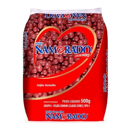 Feijão Namorado Vermelho T1 Pacote 500g