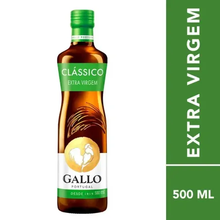 Azeite de Oliva Gallo Extra Virgem Clássico Português Frasco 500ml
