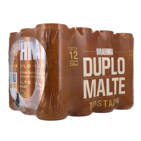 Cerv brahma duplo malte tost lata 350ml 12 un 360-32