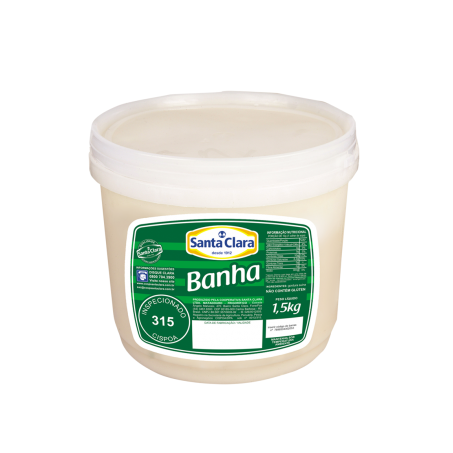 Banha sta clara 1.5kg balde