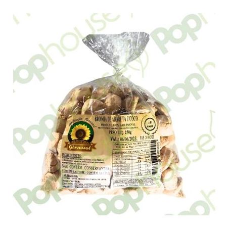 BROINHA DE ARARUTA C/COCO 250GRS GIRASSOL