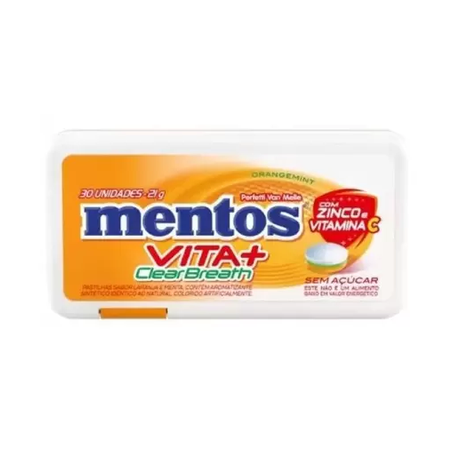 MENTOS CLEAR BREATH 30UND 21G ORANGEMINT 