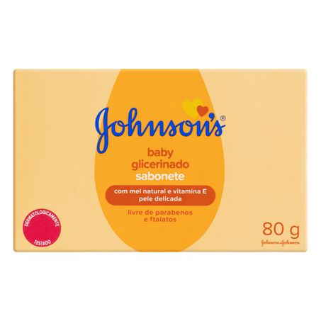 SABONETE GLICERINADO JOHNSON'S BABY