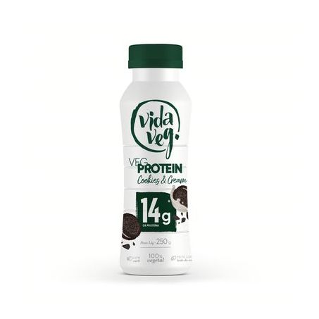 IOGURTE VIDA VEG PROTEIN COOKIES CREAM 250G