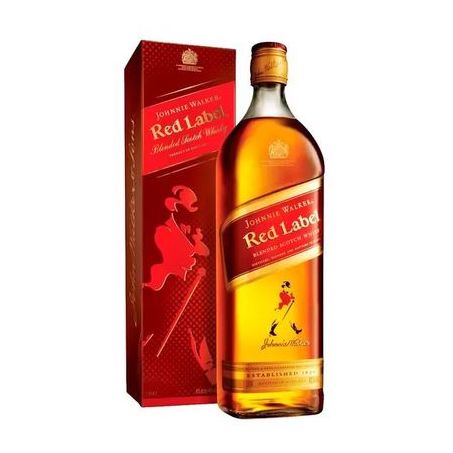 Whisky Escocês Johnnie Walker Red Label Garrafa 1lt