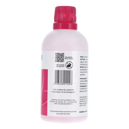 Removedor esmalte butterfly sem acetona 100ml 360-12