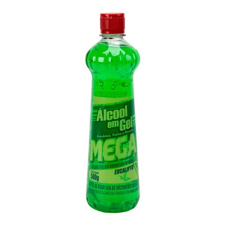 ALCOOL GEL MEGA EUCALIPTO 70.0 500G