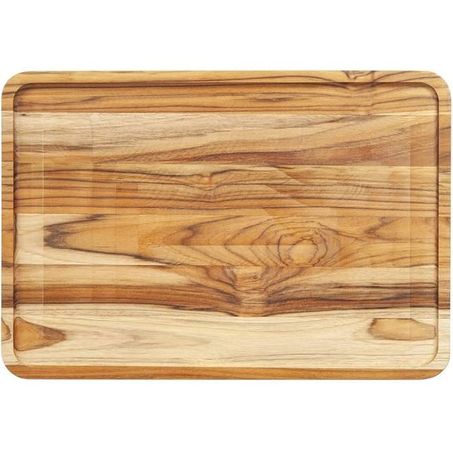 Tábua de corte Stolf retangular teca 48x30cm