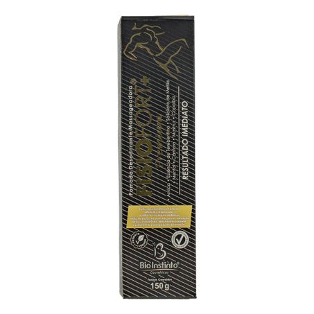POMADA MASSAGEADORA FISIOFORT PREMIUM 150G BIO INSTINTO