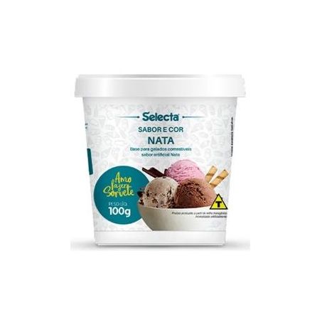 PO DE SORVETE SELECTA SABOR NATA  100G